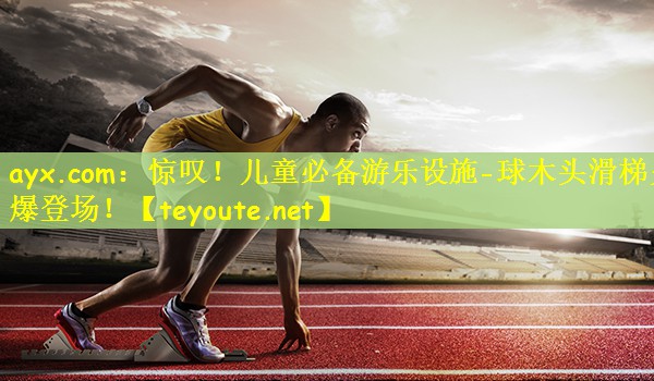 惊叹！儿童必备游乐设施-球木头滑梯火爆登场！
